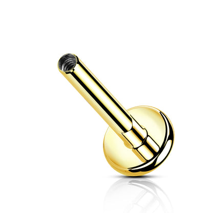 Flat Back Internally Threaded Labret Post