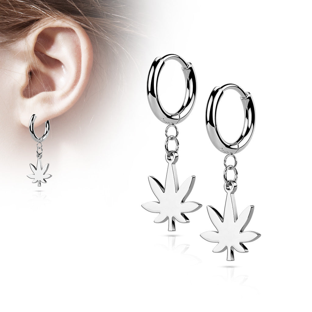 Pot Leaf earrings - Diez Liberty